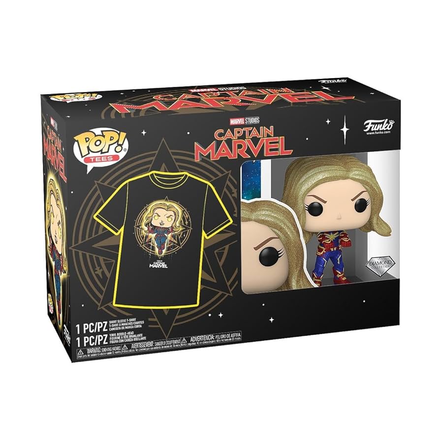 キャプテンマーベル　funko POP Amazon.com: Funko Pop! Marvel: Captain Marvel - Vers Toy